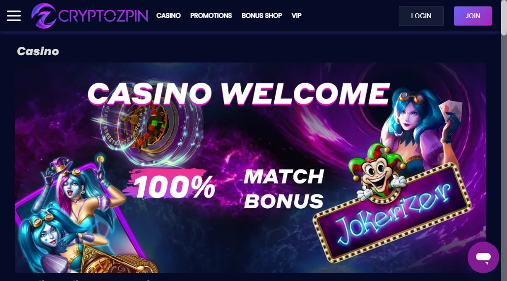CryptoZpin Casino